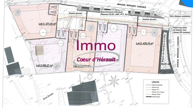 Ma-Cabane - Vente Terrain CLERMONT L'HERAULT, 377 m²