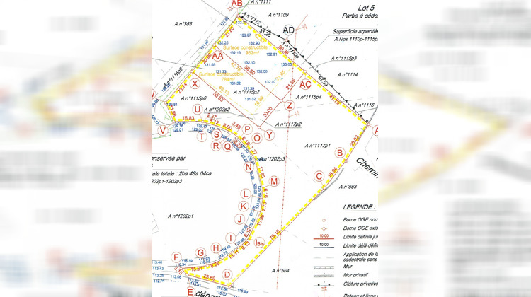 Ma-Cabane - Vente Terrain Cloué, 1014 m²