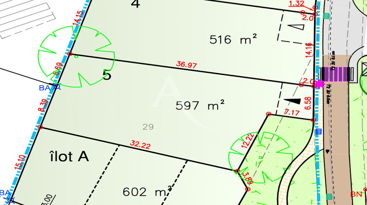 Ma-Cabane - Vente Terrain COMMEQUIERS, 597 m²