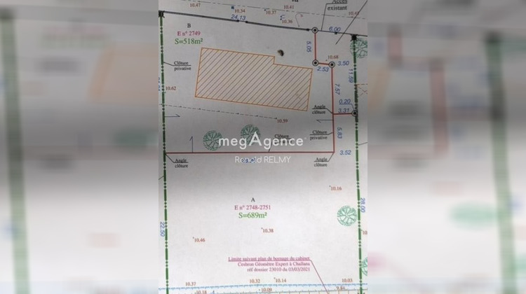 Ma-Cabane - Vente Terrain COMMEQUIERS, 745 m²