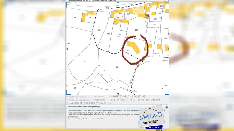 Ma-Cabane - Vente Terrain Corbie, 1250 m²