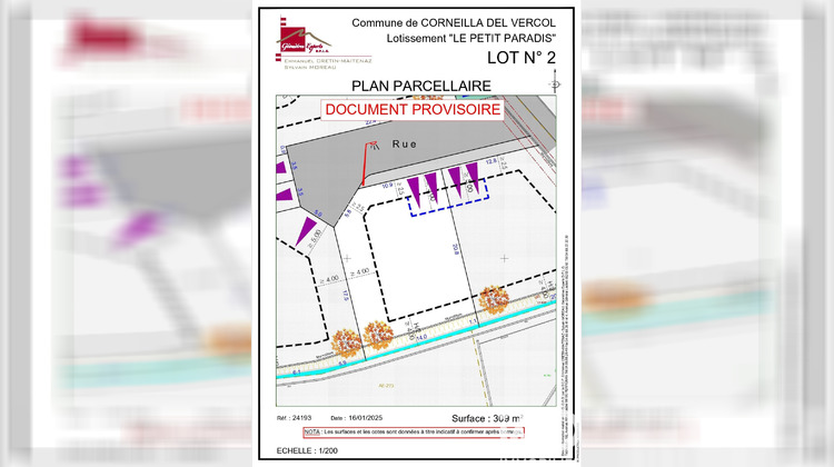 Ma-Cabane - Vente Terrain Corneilla-Del-Vercol, 309 m²