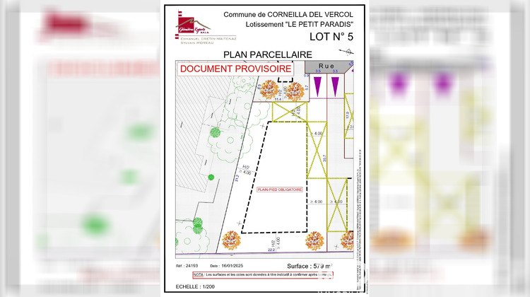 Ma-Cabane - Vente Terrain Corneilla-Del-Vercol, 579 m²