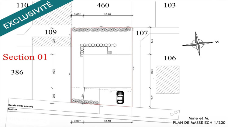 Ma-Cabane - Vente Terrain Corny-sur-Moselle, 386 m²