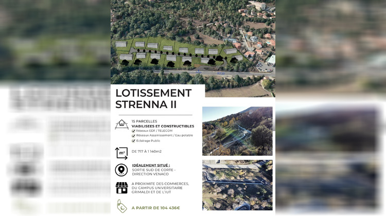 Ma-Cabane - Vente Terrain Corte, 801 m²