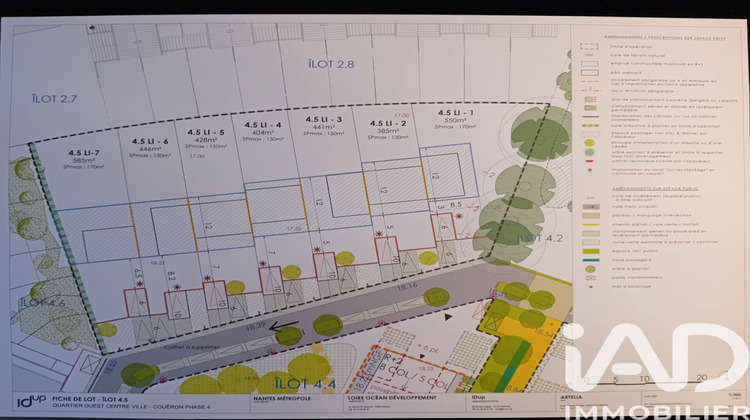 Ma-Cabane - Vente Terrain Couëron, 428 m²
