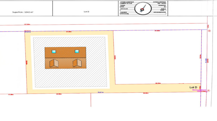 Ma-Cabane - Vente Terrain COULOMBS, 1042 m²