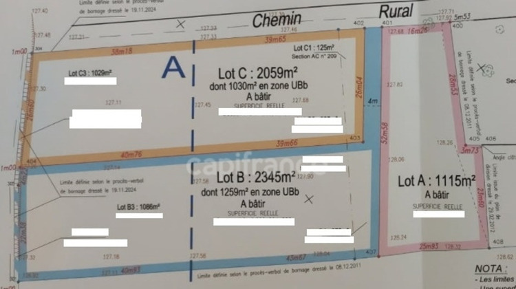 Ma-Cabane - Vente Terrain COURDEMANCHE, 1115 m²