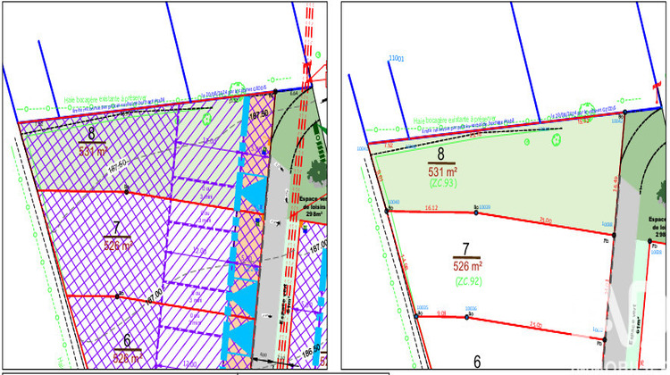 Ma-Cabane - Vente Terrain Courvaudon, 531 m²