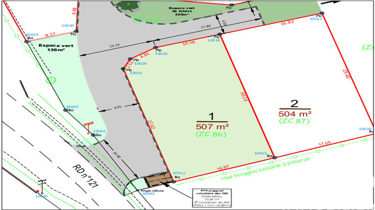 Ma-Cabane - Vente Terrain Courvaudon, 507 m²