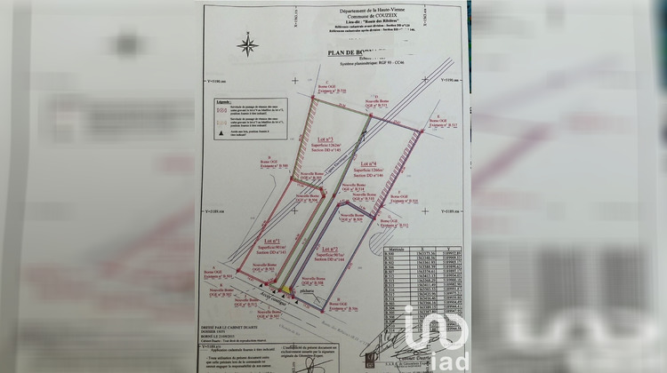 Ma-Cabane - Vente Terrain Couzeix, 1266 m²