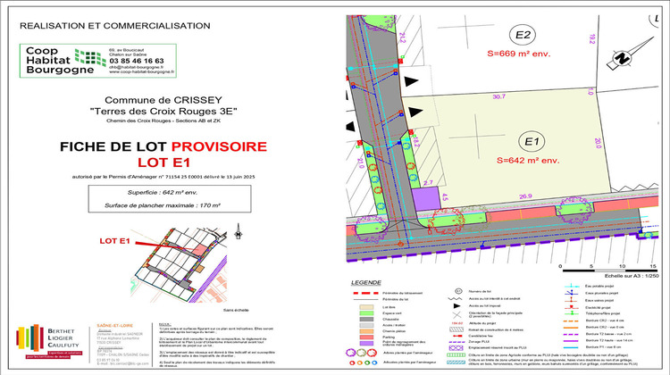Ma-Cabane - Vente Terrain CRISSEY, 719 m²