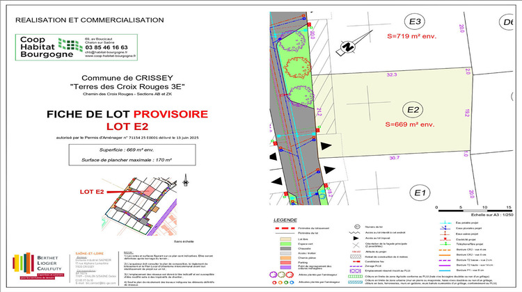Ma-Cabane - Vente Terrain CRISSEY, 719 m²