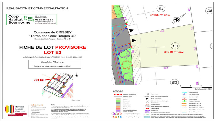Ma-Cabane - Vente Terrain CRISSEY, 719 m²