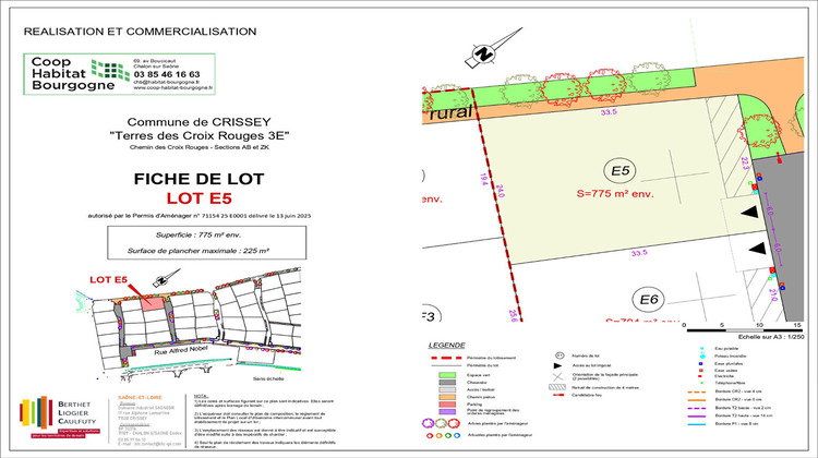 Ma-Cabane - Vente Terrain CRISSEY, 719 m²