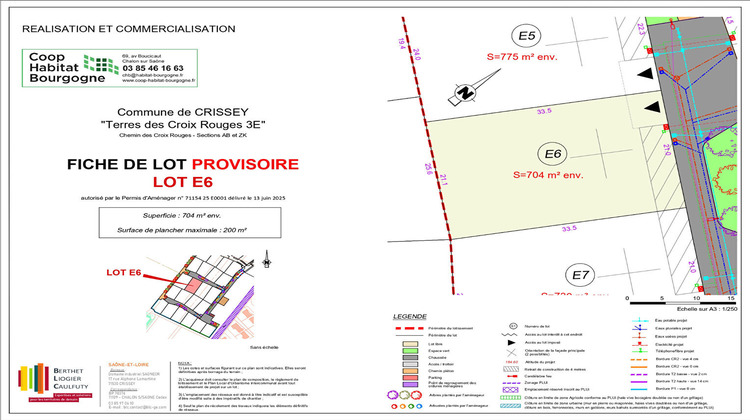 Ma-Cabane - Vente Terrain CRISSEY, 719 m²
