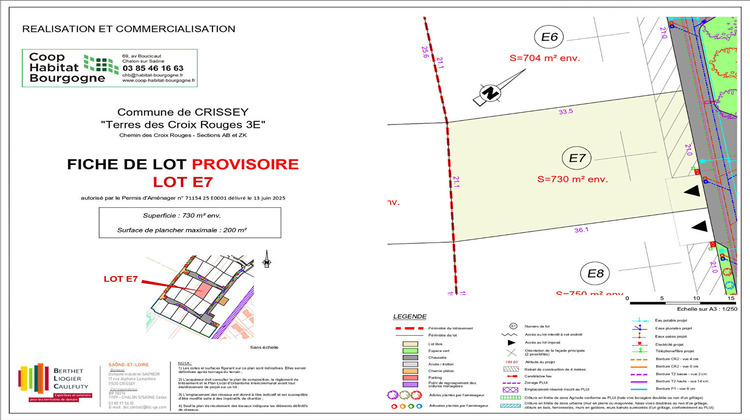 Ma-Cabane - Vente Terrain CRISSEY, 719 m²