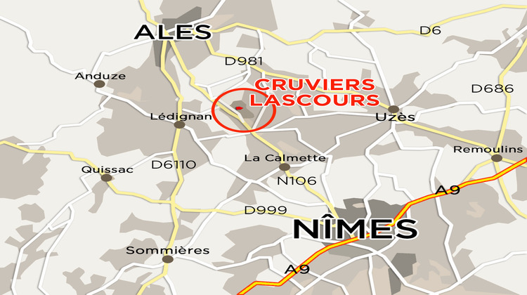 Ma-Cabane - Vente Terrain Cruviers-Lascours, 320 m²