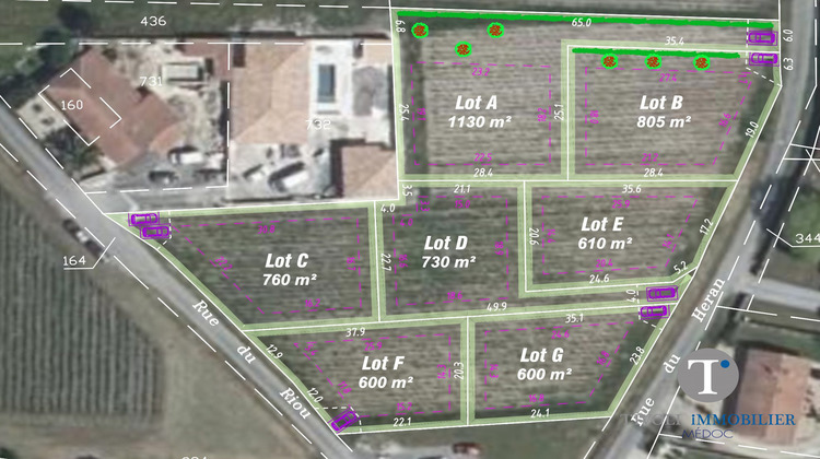Ma-Cabane - Vente Terrain Cussac-Fort-Médoc, 1130 m²