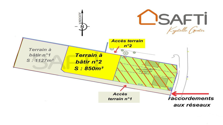 Ma-Cabane - Vente Terrain Damparis, 850 m²