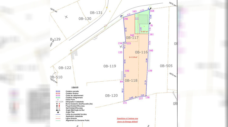 Ma-Cabane - Vente Terrain DERNANCOURT, 1110 m²