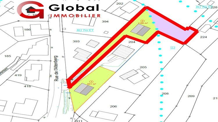 Ma-Cabane - Vente Terrain Dieffenbach-au-Val, 1186 m²