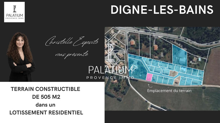 Ma-Cabane - Vente Terrain Digne-les-Bains, 505 m²