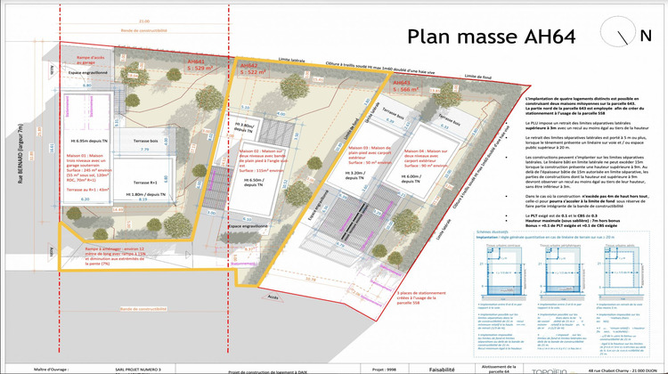 Ma-Cabane - Vente Terrain Dijon, 522 m²