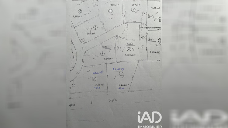 Ma-Cabane - Vente Terrain Diou, 2870 m²