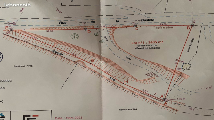 Ma-Cabane - Vente Terrain DOLMAYRAC, 2265 m²