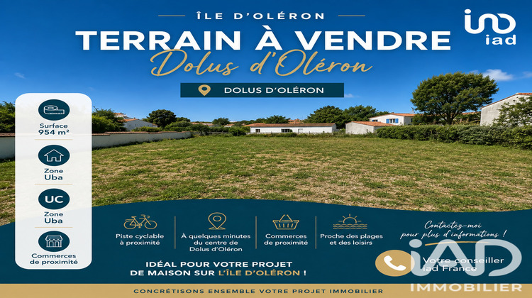 Ma-Cabane - Vente Terrain Dolus-d'Oléron, 954 m²