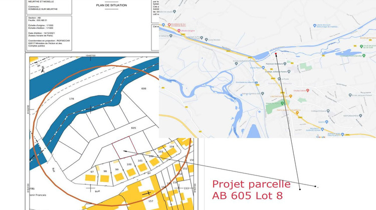 Ma-Cabane - Vente Terrain Dombasle-sur-Meurthe, 475 m²