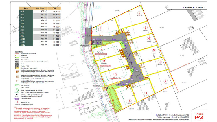 Ma-Cabane - Vente Terrain DONGES, 424 m²