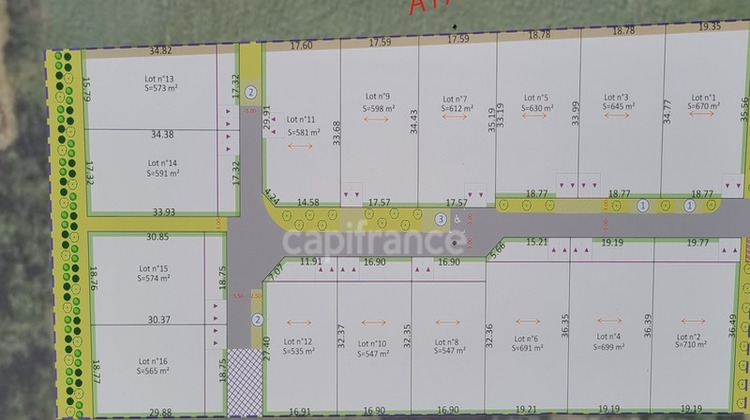 Ma-Cabane - Vente Terrain ECOYEUX, 645 m²