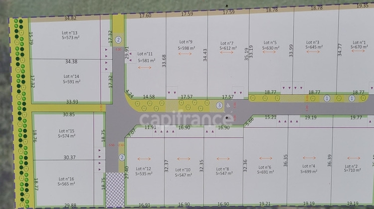 Ma-Cabane - Vente Terrain ECOYEUX, 598 m²