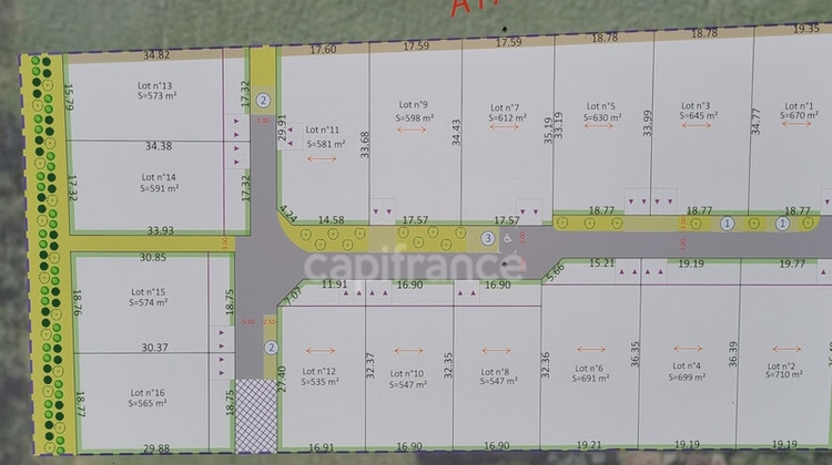 Ma-Cabane - Vente Terrain ECOYEUX, 574 m²