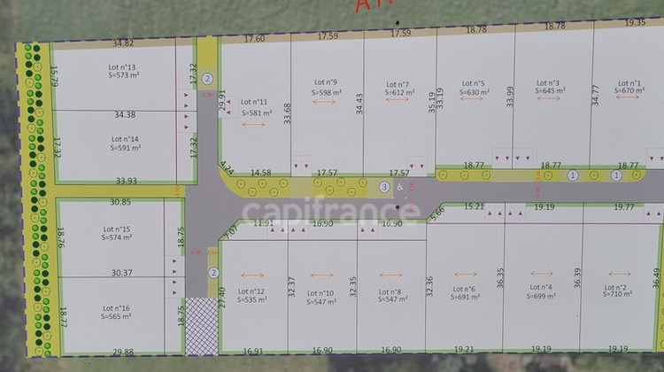 Ma-Cabane - Vente Terrain ECOYEUX, 535 m²