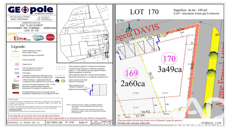 Ma-Cabane - Vente Terrain Elne, 350 m²