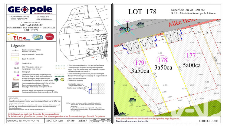 Ma-Cabane - Vente Terrain Elne, 350 m²