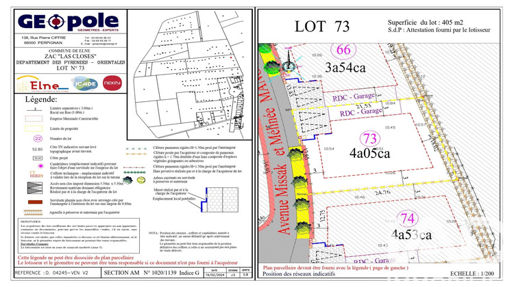 Ma-Cabane - Vente Terrain Elne, 405 m²