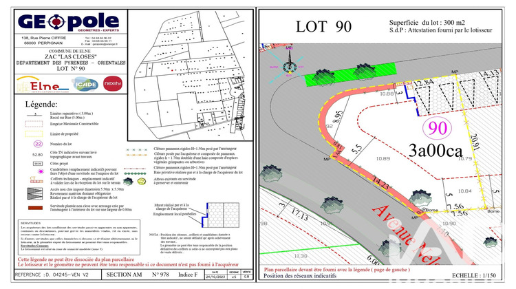 Ma-Cabane - Vente Terrain Elne, 300 m²