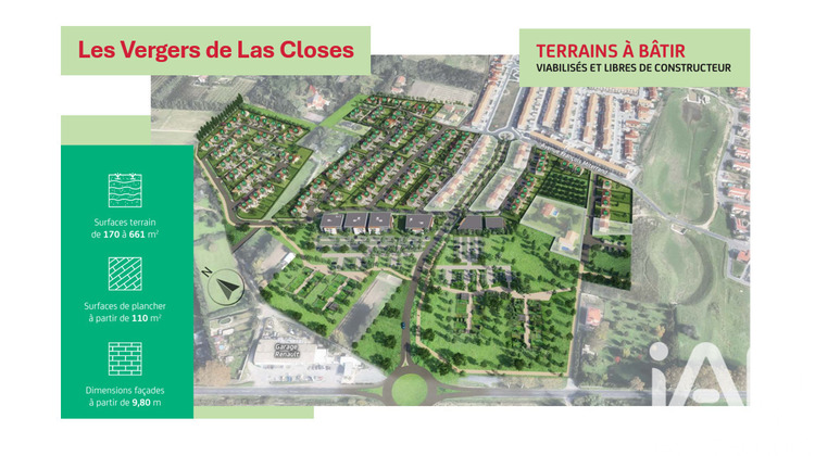Ma-Cabane - Vente Terrain Elne, 405 m²