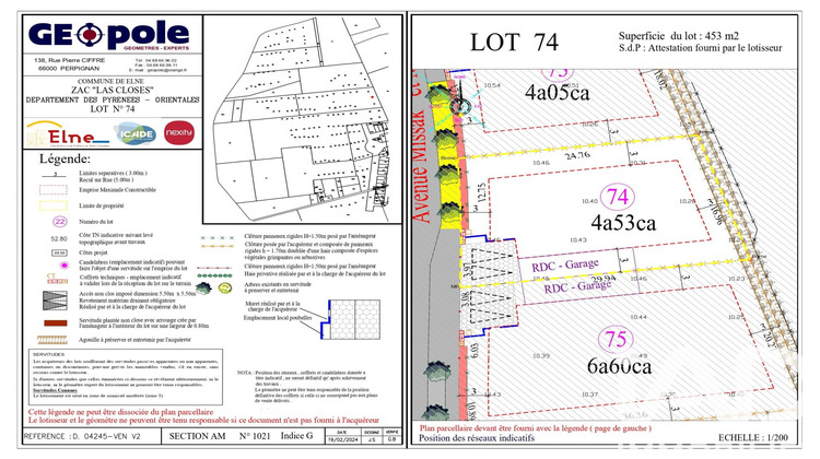 Ma-Cabane - Vente Terrain Elne, 453 m²
