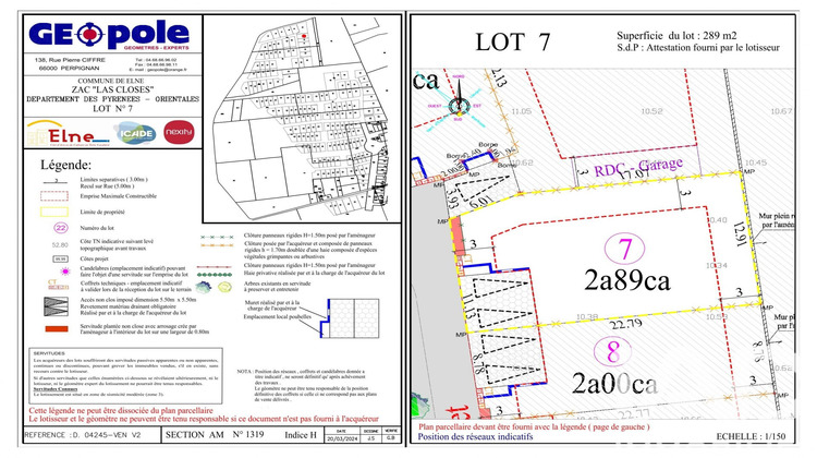 Ma-Cabane - Vente Terrain Elne, 289 m²
