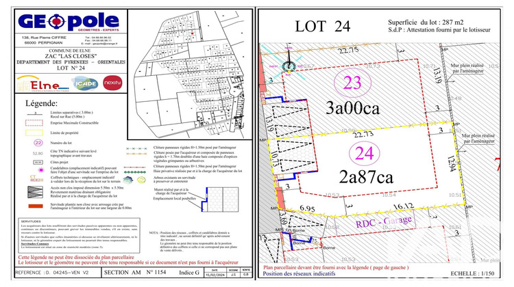 Ma-Cabane - Vente Terrain Elne, 287 m²
