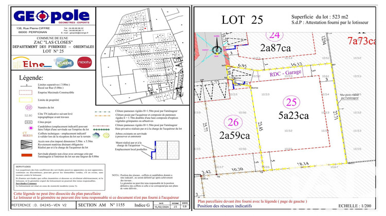 Ma-Cabane - Vente Terrain Elne, 523 m²