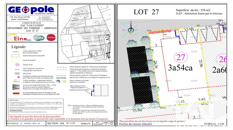 Ma-Cabane - Vente Terrain Elne, 354 m²
