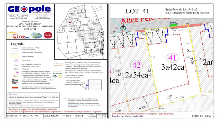 Ma-Cabane - Vente Terrain Elne, 342 m²