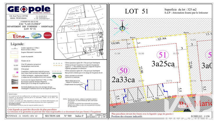 Ma-Cabane - Vente Terrain Elne, 325 m²
