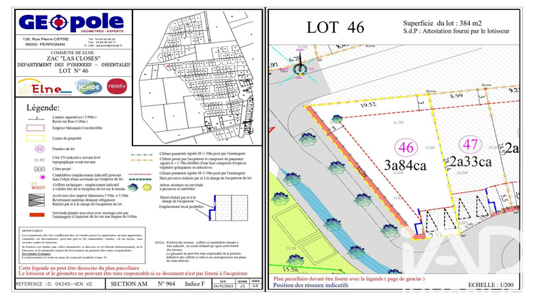 Ma-Cabane - Vente Terrain Elne, 384 m²